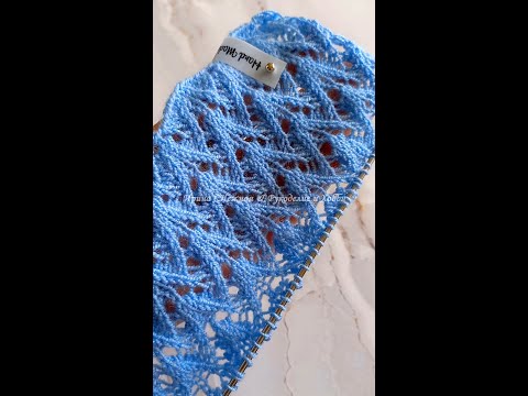 Видео: КРУТО! "ЗИМНИЙ ЛИСТОПАД" - ВОСХИТИТЕЛЬНЫЙ УЗОР СПИЦАМИ