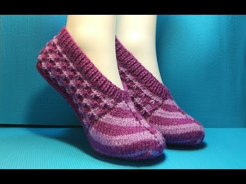 Видео: ТАПОЧКИ СПИЦАМИ #281