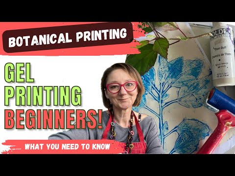 Видео: Изучите основные принципы | Как печатать растения на гелевой пластине | Инструменты и шаги для со...