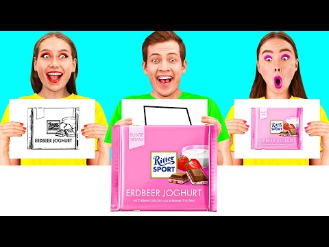 Видео: Кто Лучше Нарисует Предмет, Получит Его | Забавные Трюки для Рисования от DuKoDu Challenge