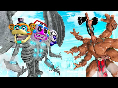 Видео: БОГ АНИМАТРОНИК ПРОТИВ БОГА СИРЕНОГОЛОВОГО В ГАРРИС МОД! FNAF 9 SECURITY BREACH В Garry`s Mod!