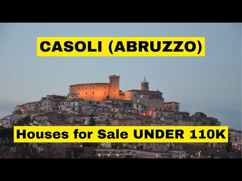 Видео: CASOLI (ABRUZZO) Недвижимость на продажу ДО 110 ТЫС.