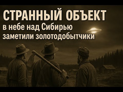 Видео: СТРАННЫЙ ОБЪЕКТ в небе над Сибирью заметили золотодобытчики