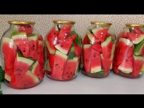 Видео: ВКУСНЕЕ, ЧЕМ СВЕЖИЕ! Вот так я СОХРАНЯЮ АРБУЗ НА НОВЫЙ ГОД! без уксуса и стерилизации #назиму #арбуз