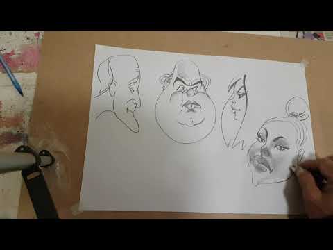 Видео: Урок 31 - Портрет - Шарж