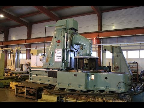 Видео: Станок зубофрезерный 5А342П, внутренний и наружний зуб