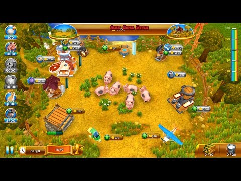 Видео: Farm Frenzy 4 (Confectioner Level 9) only GOLD Веселая ферма 4 (Кондитер Уровень 9) Золото