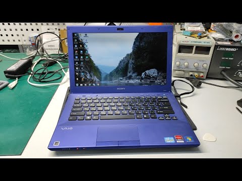 Видео: Красавчик Sony VAIO VPCSB3M1R PCG 41219V, не включается