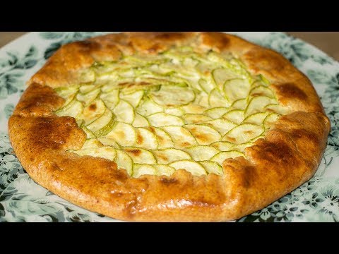 Видео: Открытый Пирог с Кабачками Галета👍 Быстр, Вкусно, Просто!