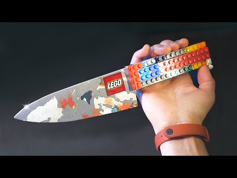 Видео: ДЕЛАЕМ КУХОННЫЙ НОЖ ИЗ LEGO!