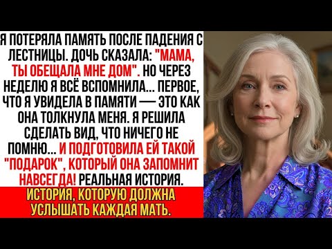 Видео: «ПАМЯТЬ ВЕРНУЛАСЬ! —И первое, что она вспомнила, это как родная дочь толкнула её с лестницы...»