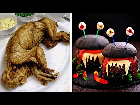 Видео: Самые страшные блюда на Хэллоуин