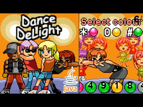 Видео: "Dance DeLight" Java игра с телефона "Nokia 3220"