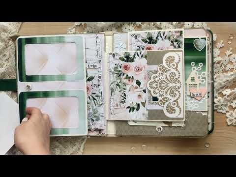 Видео: Свадебный фотоальбом скрапбукинг Роман длиною в жизнь