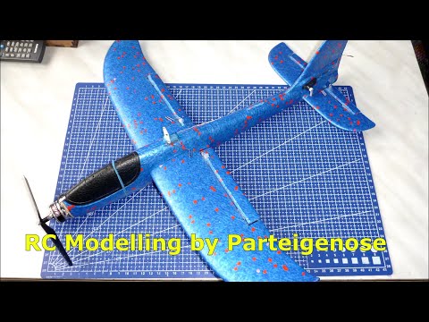 Видео: DIY Переделываем детский планер в р/у самолет (glider Multiplex Fox turned to RC plane)