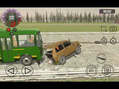 Видео: аварии на реальных событиях в ваз краш тест симулятор 2  #вазкраштест