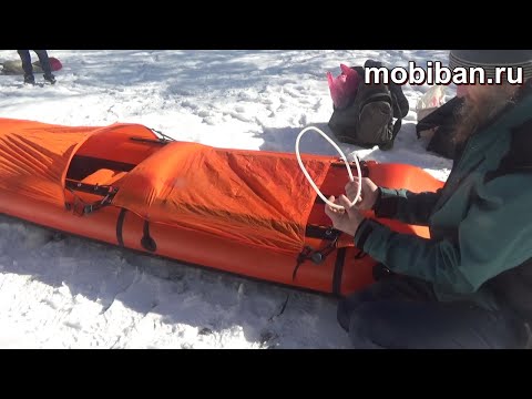 Видео: Пакрафт Жаворонок XL, фартук от брызг, снежное открытие сезона