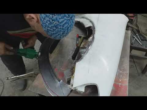 Видео: восстановление переднего крыла