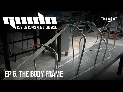 Видео: Концепт кастомайзинга будущего. Мотоцикл GUIDO. 06. Каркас корпуса.