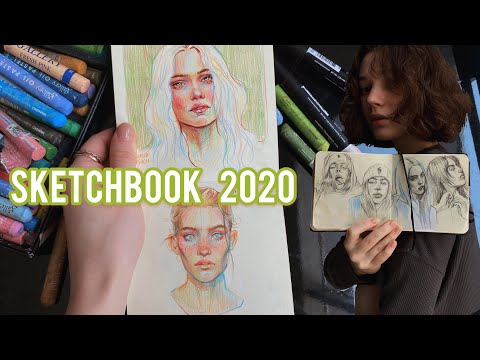 Видео: |06 |Обзор на скетчбук Art Creation 12x12| Любимый квадратный формат