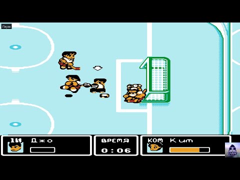Видео: Хоккей без правил Ike Ike! Nekketsu Hockey Bu -Subette Koronde Dai Rantou 1/2.