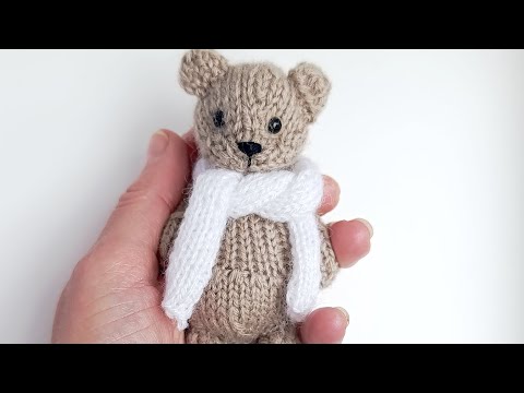 Видео: Утяжка и оформление мордочки вязаному мишке