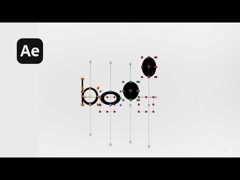 Видео: Анимация логотипа с прыгающим текстом в After Effects | Рабочий процесс Illustrator в AE