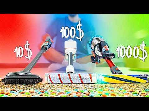 Видео: ПЫЛЕСОС ЗА 10$ VS 100$ VS 1000$