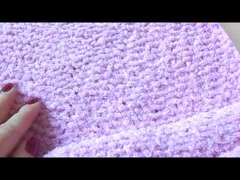 Видео: Детский плед из Ализе Софти