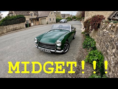 Видео: Маленький, но мощный! | Тест-драйв MG Midget 1972 года, принадлежащего Рэйчел