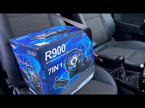 Видео: Игровой руль Defender R900 7in1