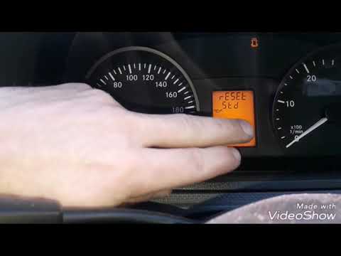 Видео: Как самому сбросить меж сервисный интервал на MERSEDES BENS  VITO  639    обнуления км