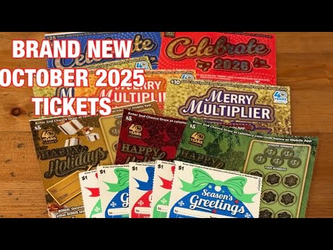 Видео: Совершенно новые билеты на октябрь 2026 года ‼️Краткосрочные лотерейные билеты Калифорнии🤞🍀🍀🍀