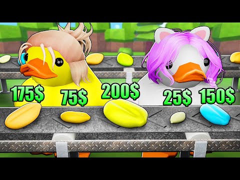 Видео: УТИНЫЙ ТАЙКУН НА ДВОИХ! Roblox 2 Player Duck Tycoon