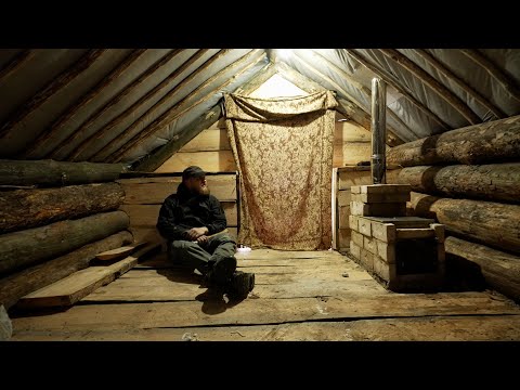Видео: строим сердце заброшенной бревенчатой избы, новенькая деревянная печь, зима уже здесь