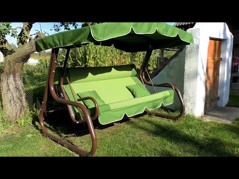 Видео: Сборка садовых качелей "Корса"