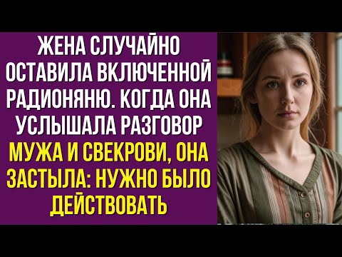 Видео: Жена случайно оставила включенной радионяню. Когда она услышала разговор мужа и свекрови