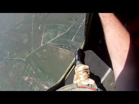 Видео: Прыжок с парашютом 2200м. АН-2, 30сек. падения. Parachute jump