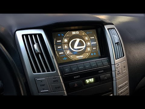 Видео: Lexus RX 2007-2010 установка блока навигации с ОС Андроид