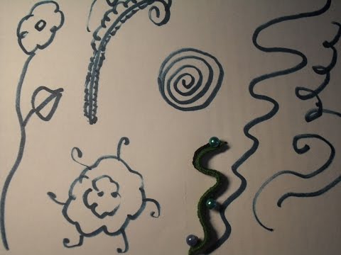 Видео: Шнур на цепочке или с бурдоном. Элемент ирландского кружева