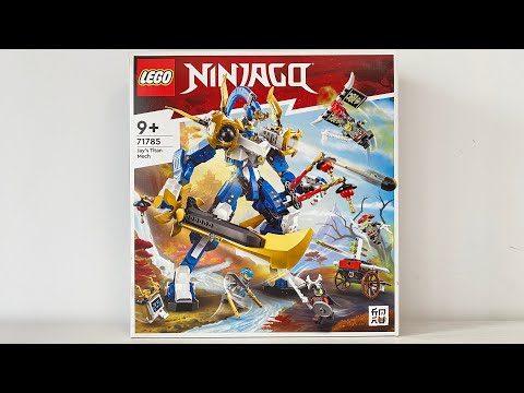 Видео: ОБЗОР ЛЕГО НИНДЗЯГО 71785 Титан Джея LEGO NINJAGO Jey's Titan Mech Механический Робот Джея