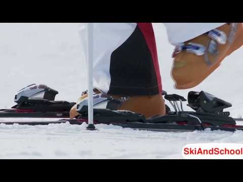 Видео: Урок 5.2 - Горные лыжи Привыкание к снаряжению (2)