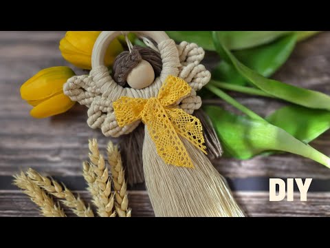Видео: Macrame Angel DIY | Макраме Ангел мастер-класс