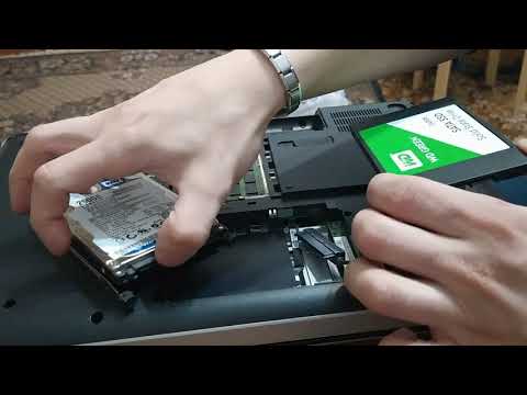 Видео: Замена HDD НА SSD на ноутбуке HP G62