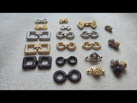 Видео: Часть 6. Обзор замков. Замки для браслетов и бус. Заключительная часть