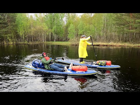 Видео: 2 и 3 день Поход на SUP с ночевкой по Пре Первомай 2023