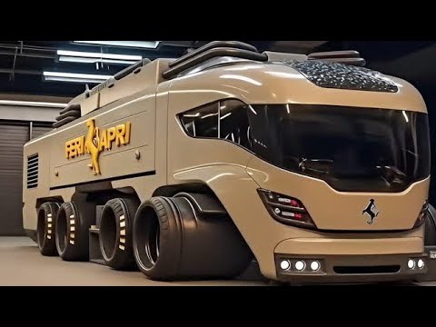 Видео: 2026 Ferrari Motorhome — Дом на колесах за миллионы! Роскошь и скорость в одном шедевре! 🚀🔥