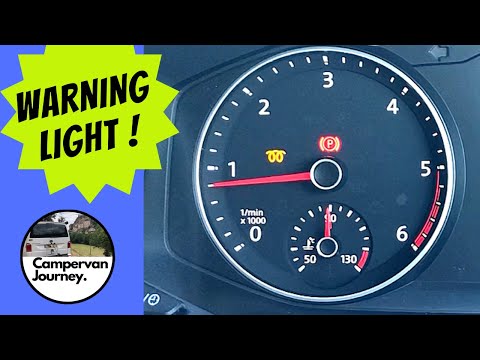 Видео: ПРЕДУПРЕЖДАЮЩАЯ ЛАМПА ДВИГАТЕЛЯ - ААААА!!! - VW T6 California Предупреждающая лампа двигателя и с...