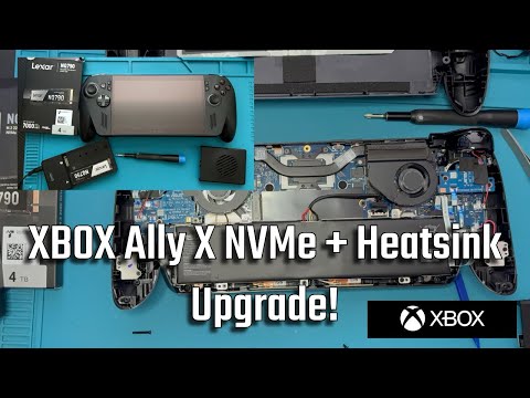 Видео: Руководство по обновлению накопителя Xbox Ally X + радиатора!