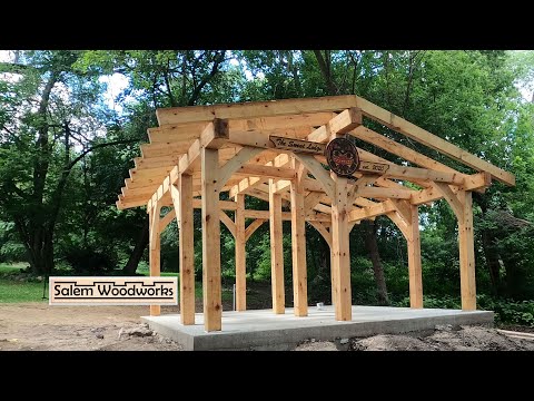 Видео: Возведение каркаса для сауны из бруса